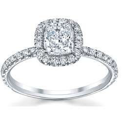   Gold 1 1/3ct TDW Diamond Engagement Ring (H, SI2)  
