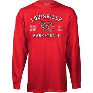  Louisville Cardinals Legacy Basketball Long Sleeve T Shirt 