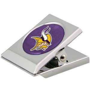  Minnesota Vikings Silver Heavy Duty Magnetic Chip Clip 