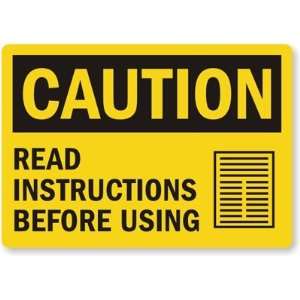  Caution Read Instructions Before Using Laminated Vinyl, 5 