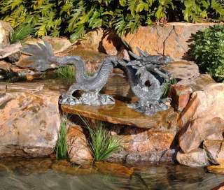 wonderful large asian style creeping dragon fountain would be 