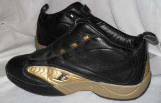 Reebok I3 Reebok BASKETBALL SHOES Sneakers Black/gold Allen Iverson 