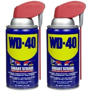 WD 40 Lubricant, Smart Straw Can, 8 oz 2 pack  Industrial 