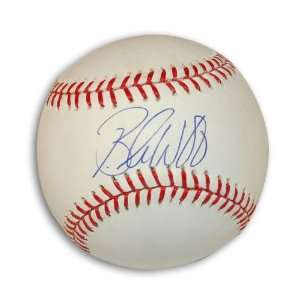  Brandon Webb Autographed Ball   Autographed Baseballs 