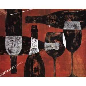  Wine Selection III Red Poster by Daphne Brissonnet (28.00 