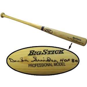  Duke Snider Autographed Rawlings Natural Big Stick Bat w 