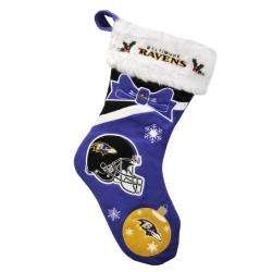 Baltimore Ravens Polyester Christmas Stocking  