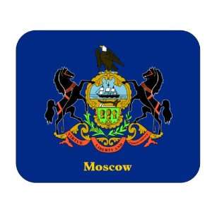  US State Flag   Moscow, Pennsylvania (PA) Mouse Pad 
