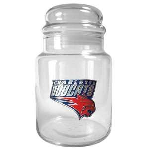  Charlotte Bobcats NBA 31oz Glass Candy Jar   Primary Logo 