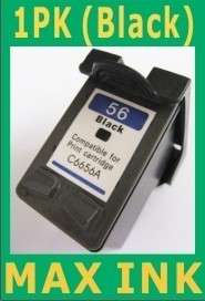 1pk HP 56 Jumbo 20ml Black MAX Ink Cartridge C6656 HP56  