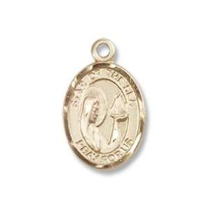  14K Gold Our Lady Star of the Sea Medal Jewelry