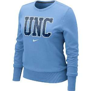  Nike North Carolina Tar Heels Womens Comfy Crew Fleece 