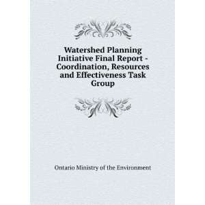  Watershed Planning Initiative Final Report   Coordination 