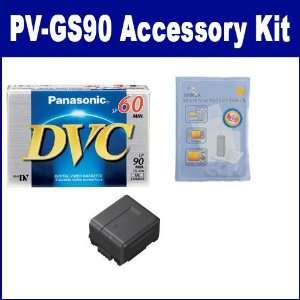  Panasonic PV GS90 Camcorder Accessory Kit includes DVTAPE 