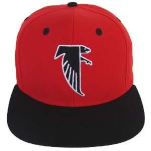  Atlanta Falcons Retro Logo Snapback Cap Hat Red Blk 