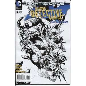  Detective Comics #9 Black & White Sketch Variant T.D 