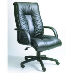 Executive Italian Leather Chair High Back