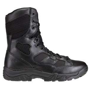 11 TacLite 8 Black Tactical Side Zip Mens Boot #12022  