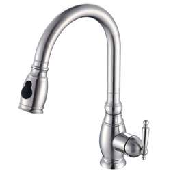 Kraus 100 percent Stainless Steel Pullout Kitchen Faucet   