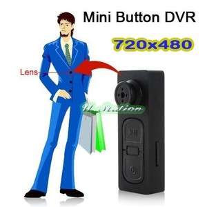   DV Shirt Button Spy DVR Vidoo Audio Camera Camcorder Covert Cam  