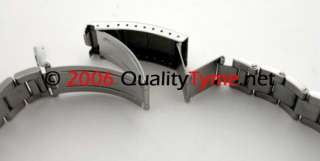 Mens Rolex Oyster Style Flip Lock Bracelet 316L Steel  