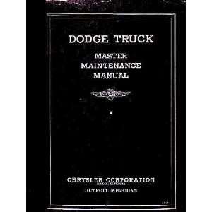  1934 1935 1936 Dodge Truck Factory Shop Service Manual 