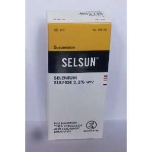  Selsun Shampoo Selenium Sulfide 2.5 % W/v  60 Ml. Beauty