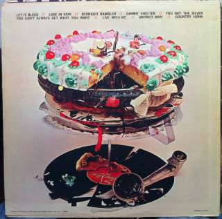 THE ROLLING STONES let it bleed LP VG+ NPS 4 Vinyl 1966 1st Press 