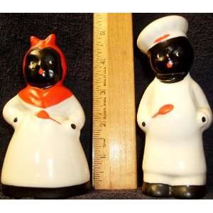   Jemima and Uncle Remis Moses Salt + Pepper Shakers 