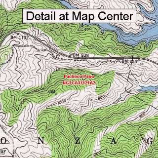   Map   Pacheco Pass, California (Folded/Waterproof)