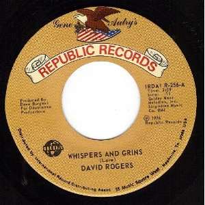  Whispers And Grins/Use Me Up (VG 45 rpm) David Rogers 