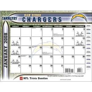  San Diego Chargers 2008 Desk Pad