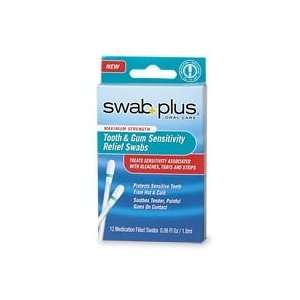  Swabplus Tooth & Gum Sensitivity Relief Swabs 12ea Health 
