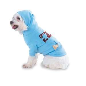 Give Blood Play Rugby Hooded (Hoody) T Shirt with pocket for your Dog 