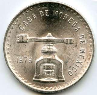 Mexico 1979 Plata Pura Coin 999 Silver Moneda Onza   1 oz  