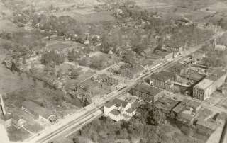 1930 Jonesville Michigan MI large aerial photo picture  