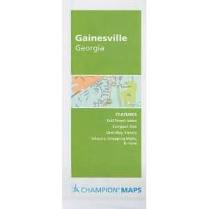 Gainesville, Georgia (Champion Maps) Rand Mcnally 9780528872532 