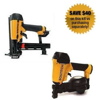Bostitch 1 3/4 in Roofing Nailer and 18 Gauge Cap Stapler Combo Kit 