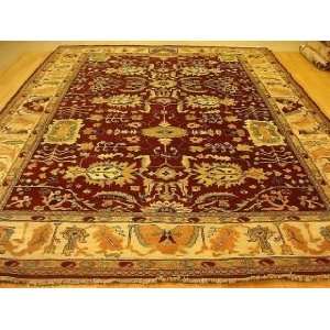 10x13 Hand Knotted Agra India Rug   100x137 