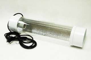 NEW 6 INCH COOL TUBE AIR COOLED GROW LIGHT REFLECTOR HOOD WITH GLASS