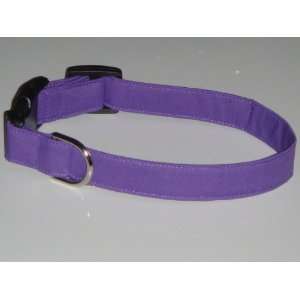 Solid Purple Dog Collar X Small 1/2 