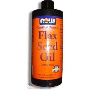  Now Flax Oil Organic/Non GE, 12 Ounce Health & Personal 