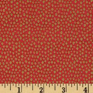  56 Wide Jacquard Brunswick Spot Crimson Fabric By The 