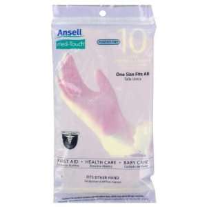  Ansell medi Touch Latex Gloves   One Size, 10 ct Health 