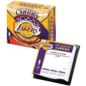  Los Angeles Lakers 2012 Boxed Team Calendar Sports 