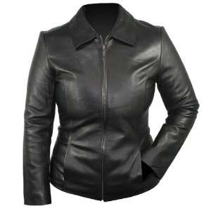 Black Designer Fit Lambskin Short Leather Jacket   Color  black 