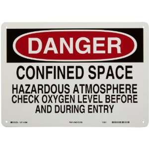   Space Hazardous Atmosphere Check Oxygen Level Before And During Entry