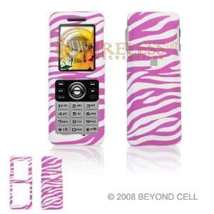 Pink and White Zebra Animal Skin Design Snap On Cover Hard Case Cell 