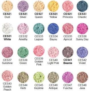 NYX Cosmetics CHROME Eyeshadow Pigments 60 Colors  