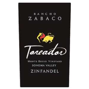  2007 Rancho Zabaco Torreador Zinfandel 750ml Grocery 